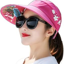 Dark Pink Pearl Sun Visor Hats for Women UV Protection Wide Brim Summer Cap for Girls Hat UV Protection Breathable Casual Beach Hat, Sun Protection Cap for Women-picture-17