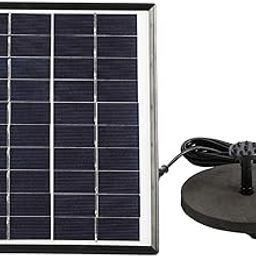 LOOM TREE® Fountain Pump Solar 5W Outdoor Water Fountain Pump for Bird Bath, Pond Pool | Yard, Garden & Outdoor Living | Ponds & Water Features | Outdoor Fountains-image-50