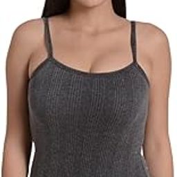 Women Quilted Thermal Sleeveless Ultra Soft Cold Weather Spaghetti Top/Camisole Slip for Women & Girl (32 Till 44)-image-26