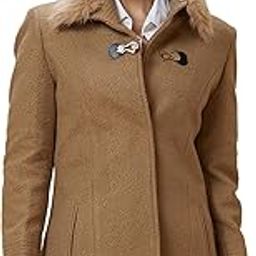 Women Tan Solid Casual Hip Length Coat-picture-8