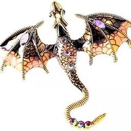 ™ 4xMen Brooch Pin Alloy Rhinestone Punk Fashion Jewelry for Hats suits Backpack Brown | Pins & Brooches | Fashion Jewelry-25
