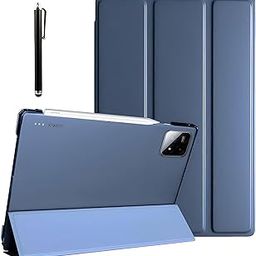 ProElite Cover for Xiaomi Mi Pad 7/7 Pro 11.2 inch Case Cover, Flip Case Cover for Xiaomi Mi Pad 7/7 pro 11.2 inch. with Transparent Back & Stylus Pen [Auto Sleep Wake Support], Dark Blue-picture-26
