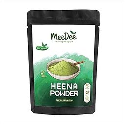 MeeDee BAQ Mehandi Powder (triple filtered) Sojat Rajasthani Henna Powder For Hair and Hand 100G (Pack of 2)-image-17