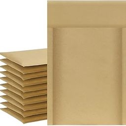 Securement kraft paper bubble lined bags/Paper Cushion padded enveloped/Bubble Courier bags mailing packing and Packaging, Pouch bags with Cushioning (5X7, Brown, 100)-image-15