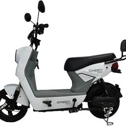 Green Sunny Low Speed Electric Scooter Non RTO 40KM Range White with Portable Charger -EMI Available-image-89