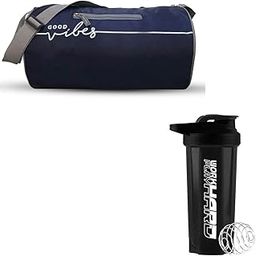 Emmcraz Good Vibes Gym Bag & Work Hard Shaker Bottle – Ultimate Fitness Duo for Motivation, Style, and Daily Grind Energy-image-25