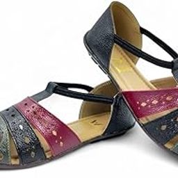 Banto Women Sandal | Flat Western Look Half Covered Office Wear Sandal | Comfortable Regular Use Slip-On Footwear for Ladies | Casual, Formal & Work Wear Sandals-image-73