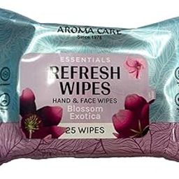 Aroma Care Essentials Blossom Exotica Refresh Wipes, 25 Wipes, Pack Of (2) "Floral Fragrance Wet Wipes for Face & Body | Soft, Alcohol-Free, Skin-Friendly Cleansing Wipes for Daily Use"-image-5