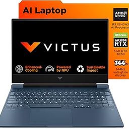 HP Victus, AMD Ryzen 5 8645HS, 6GB RTX 3050 Gaming Laptop (16GB DDR5, 512GB SSD),144Hz,300 nits,IPS, 15.6''/39.6cm, FHD, Win11, Office 24, Blue, 2,29kg, Backlit Kb,HD Camera, fb3012AX-image-69