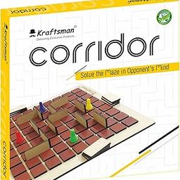 Kraftsman Wooden Corridor Board Game | 2-4 Players Board Game for All Age Groups | Real-time Maze Game-image-19