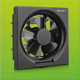 Sujata Exhaust Fan | 2 Yrs Warranty | 250mm, 230V, 1250 RPM, Exhaust Fan for Bathroom/Kitchen 10 inch, All Rooms 100% Copper Winding (EPB 72 - Black)-15