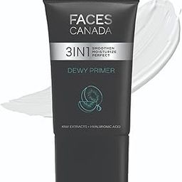 FACES CANADA Dewy Primer, 30g | Blurs Imperfections | Flawless Dewy Base | Lightweight Hydrating Creamy Texture | Smoothens & Moisturizes Skin | Hyaluronic Acid, Vitamin C & E | No Alcohol & Parabens-image-15