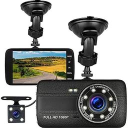 V88R Dual Car Dashcam 1080P Full HD | Night Vision | Emergency Recording | Motion Detection | 170° Wide-Angle | Loop Recording | 128GB SD Card Support |Front and Rear Dash Camera for Cars-15