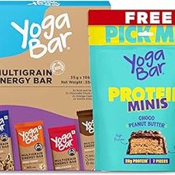 Yogabar Energy 350g Protein Bar Variety Pack of 10 (35g each) | Protein Minis, 4g Protein Bar Pack of 7 (Free) | High Protein All in One | No Preservatives - No Artificial Flavours | Meal Replacement Bar-17