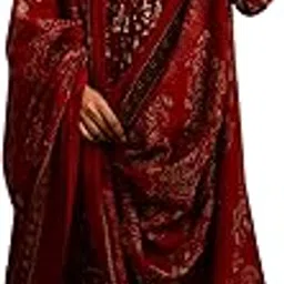 gulmohar jaipur Women's Cotton Calf Length Printed Flared Kurta Palazzo Dupatta Set-picture-27