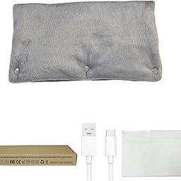 SECRET DESIRE Creations Hand Warmer Electric Soft Plush Electric Heating Pad for Golf Travel Gray-picture-26
