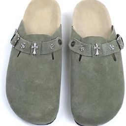 Sage Bloom Mule for Men | Suede Comfort Slip-On with Cork Footbed | Breathable & Anti-Skid Mule for Daily Use | Stylish Sustainable Footwear for Casual Comfort | Sizes UK5–UK10-image-39
