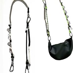 Purse Straps Replacement Crossbody, Paracord Woven Purse Bag Strap Adjustable Heavy Duty Shoulder Strap for Bags Camera Cell Phone Water Bottle Canvas Rope Braided Bag Straps for Longchamp Handbag-image-56