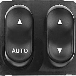 KAIHUIXING Power Window Switch for Ford for F150 4.2L/4.6L/5.4L 1999-2002 Cab Front Driver Left From 8/14/98 to 2/02 2-Door 5 + 4 Blades Black-image-80