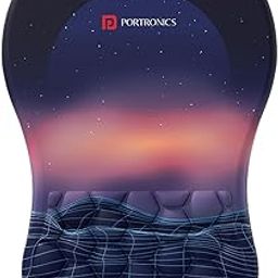 Portronics Comfipad Wrist Rest Mouse Pad with Soft Foam Cushion, Ergonomic Design, Wrist Support, Pain Relief, Non-Slip Base, Mousepad for Gaming, Laptop, PC, Computer(Blue)-image-25