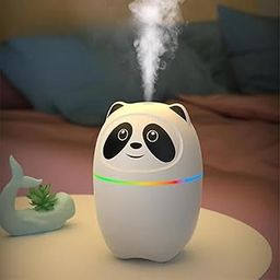 Blue Tick Panda Humidifier 220ML – USB Mini Essential Oil Diffuser with 7-Color LED Night Light for Car, Bedroom & Office (Multicolor)-image-40