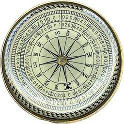 Antique Brass Compass for Navigation, Vintage Pocket Direction Tool, Nautical Decor, Hiking Gear, Explorer Gift, Maritime Adventure Collectible-picture-12