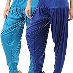 Patiala Salwar for Women Viscose Patiala Pant Combo-image-69