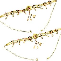 2 piece Exquisite Women's Kamarbandh Belly Chain"-image-57