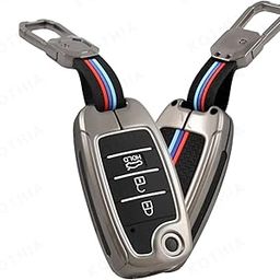 KOTHIA Metal Car Key Cover Fit for KIA Carens | Seltos | Sonet-image-9