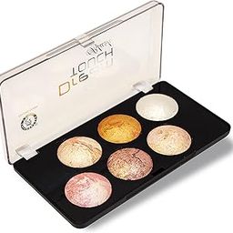 Colors Queen Dream Touch Blusher & Highlighter Palette | Shimmery Finish, Highly Pigmented & Blendable Shades | Lightweight & Long Lasting Multicolour Blusher Palette for Face Makeup (Multicolor 02, 18g)-image-38
