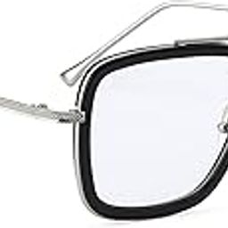 Unisex Sunglasses For Men Women (Clear Lens)-picture-42