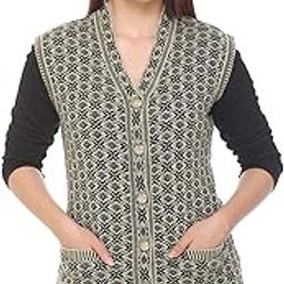 Sleeveless Woollen Cardigan for Women-image-44