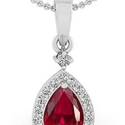 3.25 Ratti /2.50 Carat Certified Ruby Manik Pendant Silver Plated Locket/Pendant For Women's-image-60
