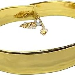 Women's Plain Adjustable Stylish Design Ladies Waist Belts kanduro for Sarees, Western Dress, Designer Long Gown.(Colour-Golden).1 Piece.-image-0