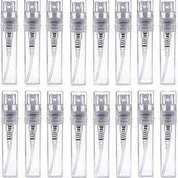 Hunky Dory 12pcs 5ml Mini Clear Transparent Empty Plastic Pocket Pen Spray Bottle Refillable Bottle Sanitizer, Toner, Perfume, Lotion, Moisture, Oil, Costemic, Travel use(Pack of 12)-26