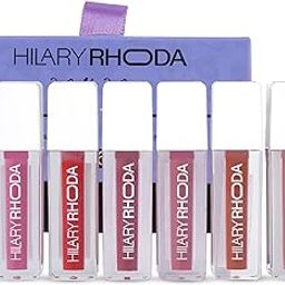 Hilary Rhoda Matte Minis Lipstick | Infused with Vitamin E, Jojoba Oil & Rosehip Oil | 12-Hour Stay | Smudge-Proof & Waterproof Lipstick | Non-Sticky | Set of 6 | 1.2 ml-5