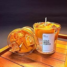 Dry Season Cold Brew Coffee Scented Candle| Scented Candles with Aromatic Fragrance 45Hrs Plus Burn Time | Unique Gift | Home Décor 300gm (Pack of 1)-image-13