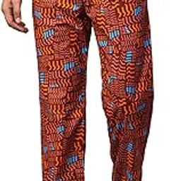 Men's Multicolor Cotton Lounge Pants - Regular Fit, Elastic Closure- USPJ2305-picture-19