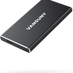 250GB Portable External SSD, USB 3.1 540MB/s High-Speed Data Transfer, Metal Type-C Mini Portable External Solid State Drive for PC, Laptop, Phones and More (250GB, Black)-27