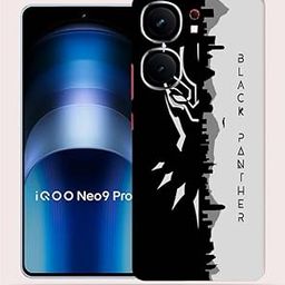 OggyBaba Black Panther Iqoo neo 9 Pro Mobile Back Skin Rear Screen Guard Protector Film Wrap (Coverage - Back+Camera+Sides)-picture-27