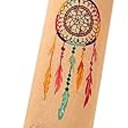 Kanyoga Yoga Mat Cover Bag | Cotton Exercise Fitness Durable | Mat Carry Bag Cover Only With Strong Shoulder Straps | Yoga Mat Bag For Men & Women (Beige & multi, L 74 X W 25 Cm)-image-62