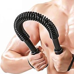 Toriox Heavy Duty Power Twister Spring Forearm Blaster Bar, 20/30/40 KG Chest Exerciser for Men Bicep Shoulder Arm Builder Bicep Blaster (20 KG)-11