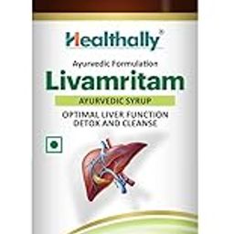 Healthally Livamritam Ayurvedic Fatty Liver Detox Syrup(Sugar Free),Protect Liver from Inflammation & Infections,Alcoholic Liver Cleanser Tonic,Improves Digestion-500 ML-31