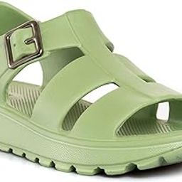 Waves Washable Slingback Sandal for Women | Lightweight EVA Water Resistant Stylish Rainwear-image-106