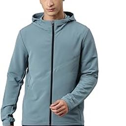 Shape and Move to Open the Chain Hoodie Training Sports Jacket for Men-67