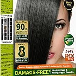 INDUS VALLEY Damage Free Natural Gel Hair Colour for Women | Ammonia & PPD Free Organic Hair Colour with 100% Grey Coverage, Long Lasting Hair Color Trial Pack (Black, 65 ml)-28