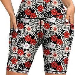 Women's 5''/7''/9'' Swim Shorts UPF 50+ High Waisted Board Shorts with Pockets Liner Quick Dry Swimsuit Bottoms-image-37