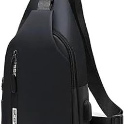 Sling Bag For Men CrossBody Backpack For Men Women, Anti-Theft Chest Bag With USB Charging Port,Messenger Bags Waterproof Casual Shoulder Bag Travel Hiking-picture-52