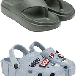 Extra Soft Classic Casual wear with Flexibility Technology Wedges Combo for Women's/Girl's(6111-1984)()-image-99