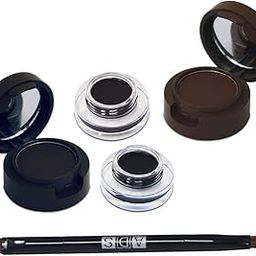 ADS Good Choice India 24 Hour Long Lasting Waterproof Eye Brow Powder & Eye Brow Gel, Black-Brown, 7g (A8620)-picture-40
